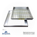 Mazaya Manhole Aluminium 100x100 5cm width