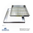 Mazaya Manhole Aluminium 110x110 5cm width