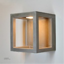 Grey Cement Led Outdoor Wall light 6W
 610004