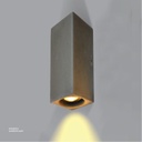 Grey Cement Led Outdoor Wall light 6W
 610006