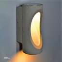 مصباح جدار خارجي أسمنت رمادي 2*6 واط LED 610022