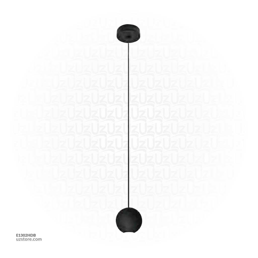 مصباح تعليق أسود 4.5 واط LED 210321