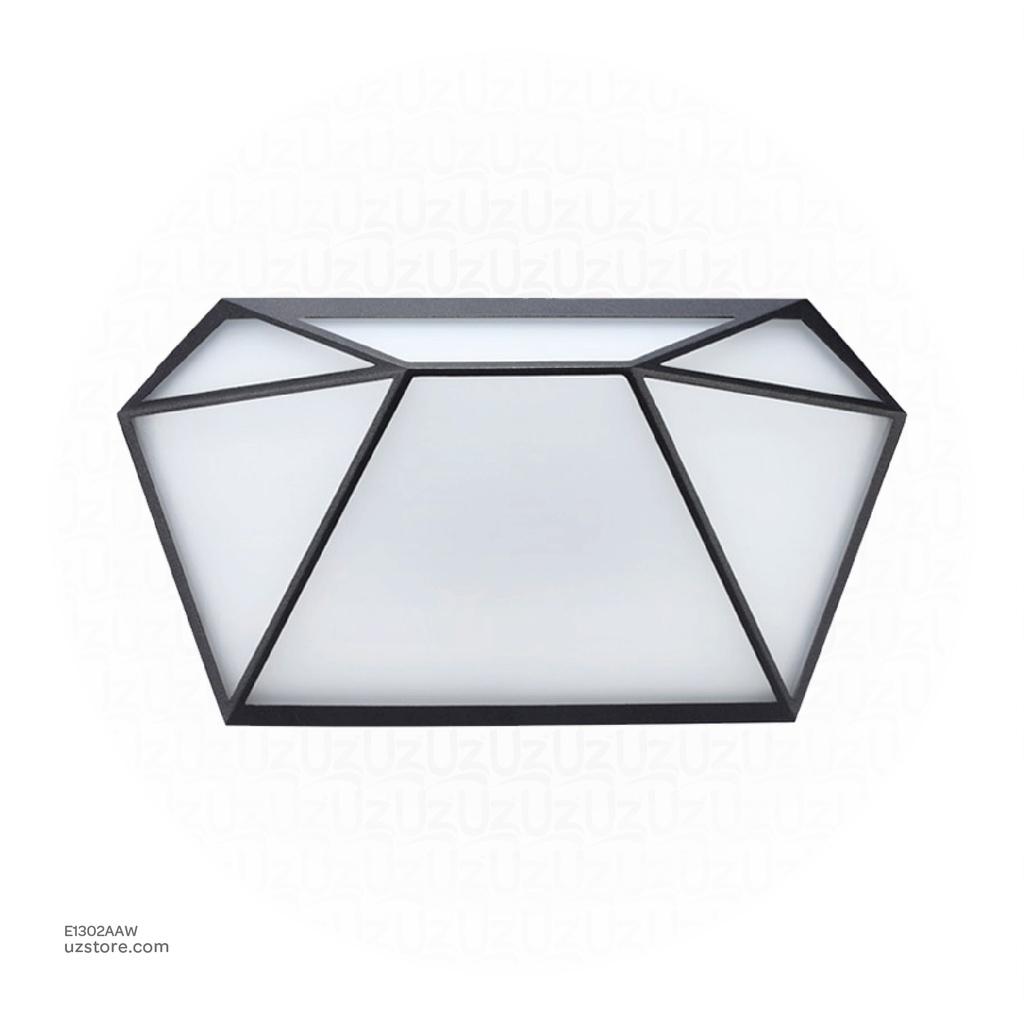 [E1302AAW] مصباح جدار خارجي LED رمادي  DFB-7001 6W*1