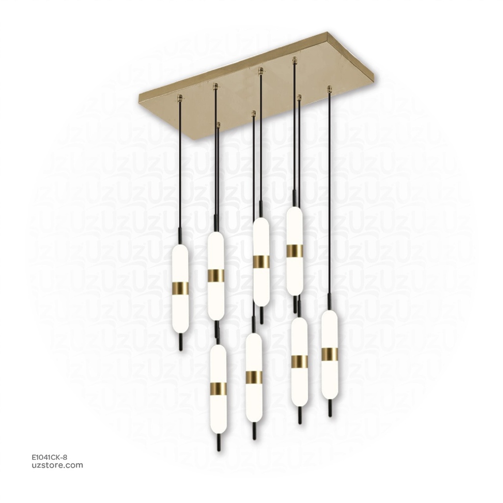 Chandelier 9460/8 rectangular 60*22*100 80W