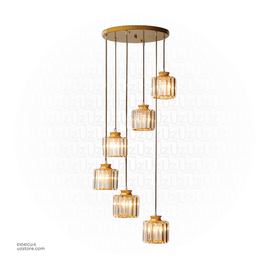 Chandelier 9601/6. Q45 H250 E27