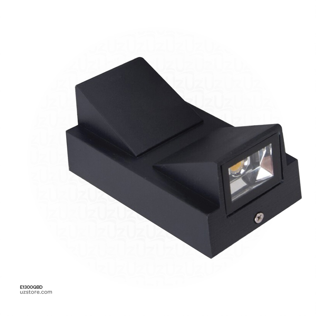 LED Outdoor Wall LIGHT W01-6W WH BLACK