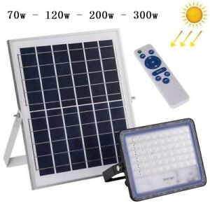 LUNAR Solar Flood Light 100W 10000LM 7000K Litex SFL100/LTX