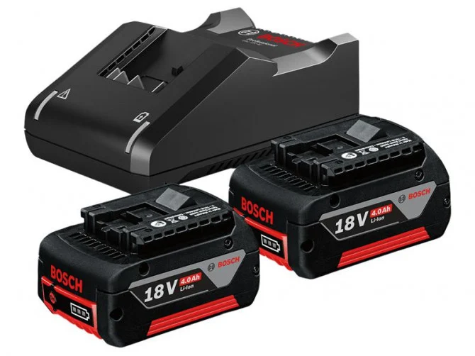 BOSCH 2*4.0AH Procore GBA18V Battery & Charger kit