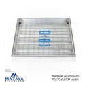 Mazaya Manhole Aluminium 70x70 6.5CM width