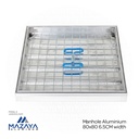 Mazaya Manhole Aluminium 80x80 6.5CM width