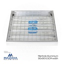 Mazaya Manhole Aluminium 90x90 6.5CM width