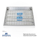 Mazaya Manhole Aluminium 100x100 6.5CM width