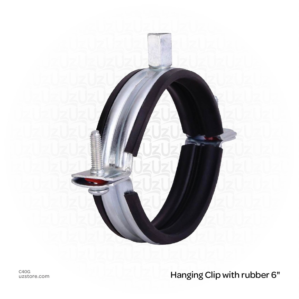 Hanging Clip with rubber 6"