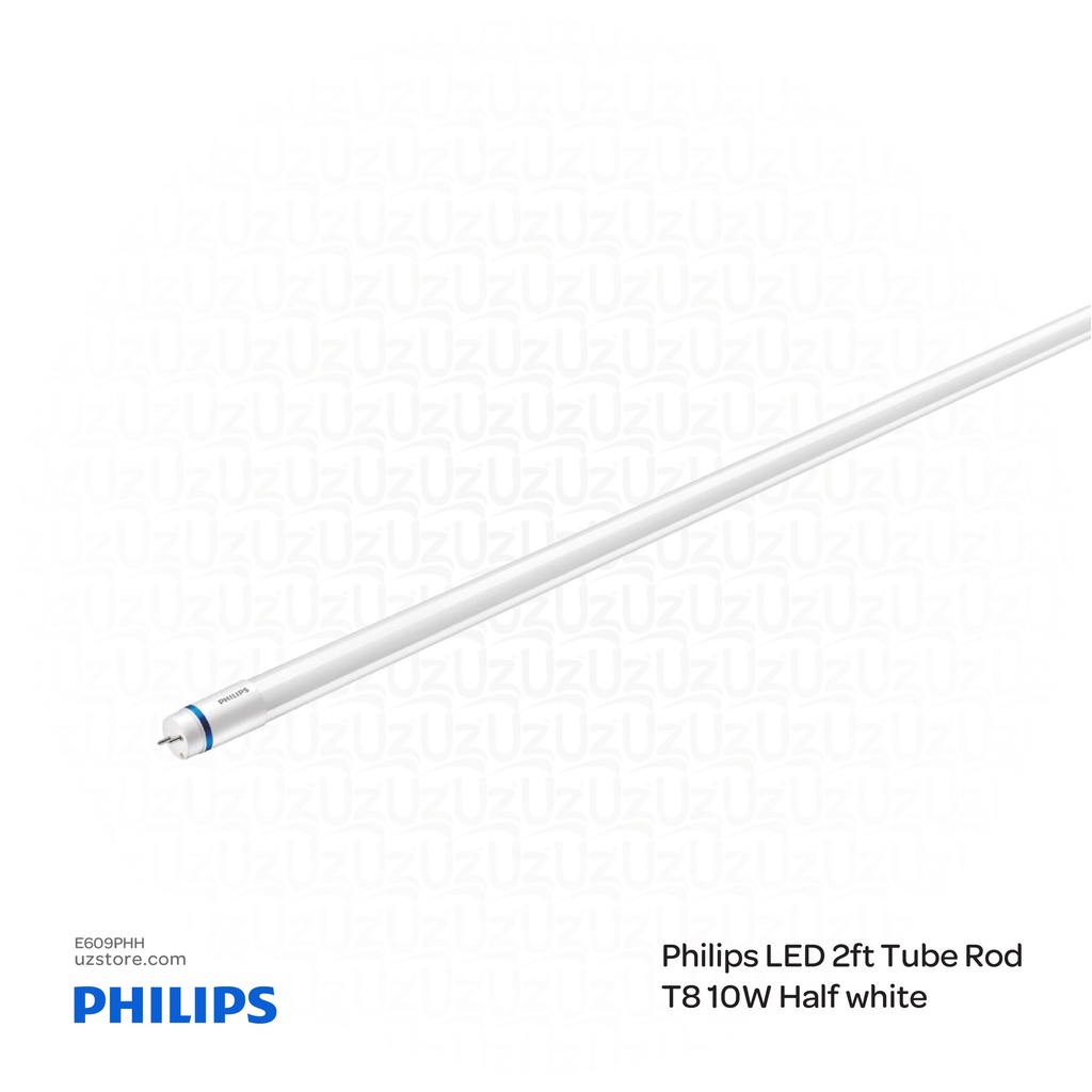 PHILIPS LED 2Ft Tube Bulb ROD T8 10W , 4000K Cool White/ Natural White 