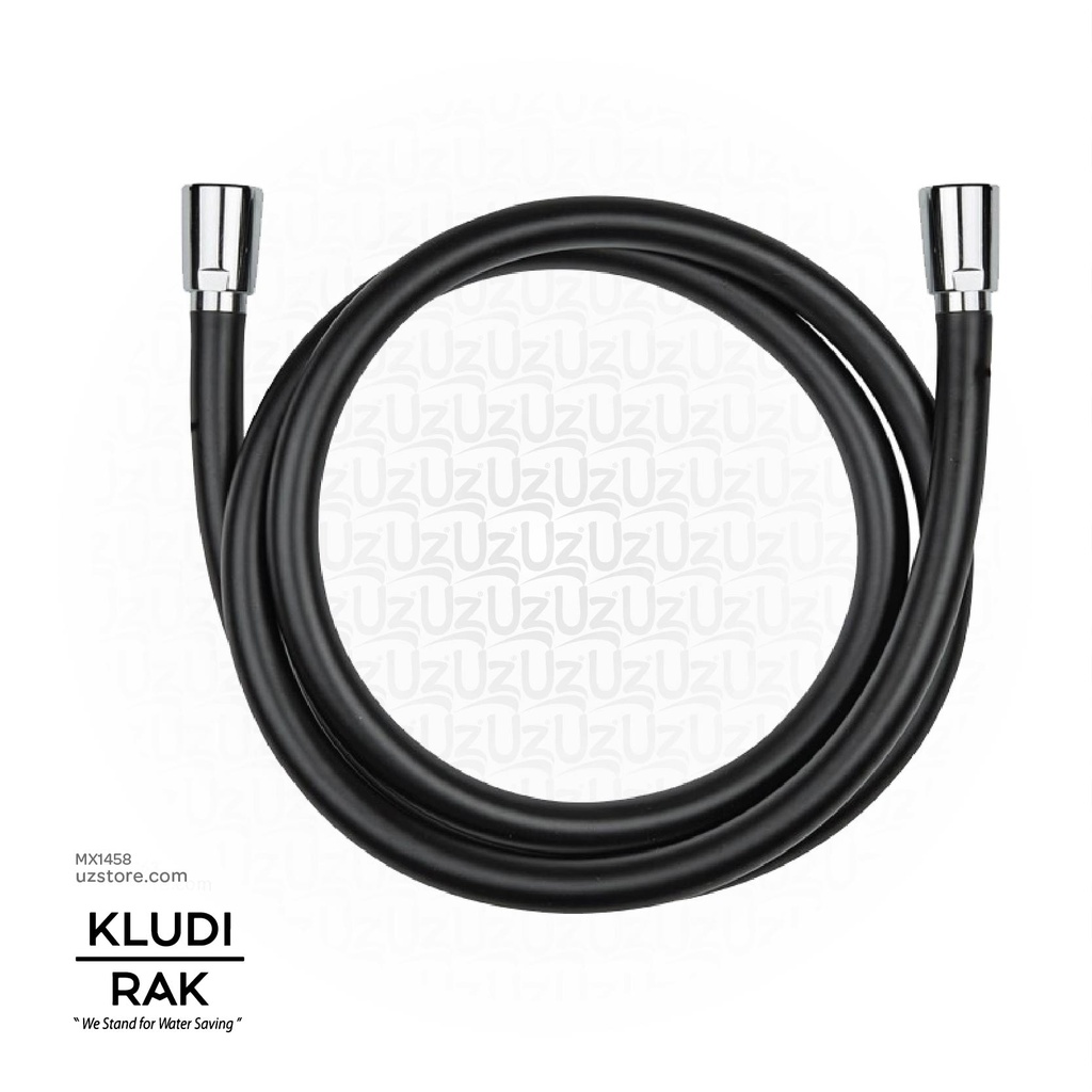 KLUDI RAK Supreme Black Hose 1/2"x1/2" 1500 mm,
Black Glossy RAK22038.BK1