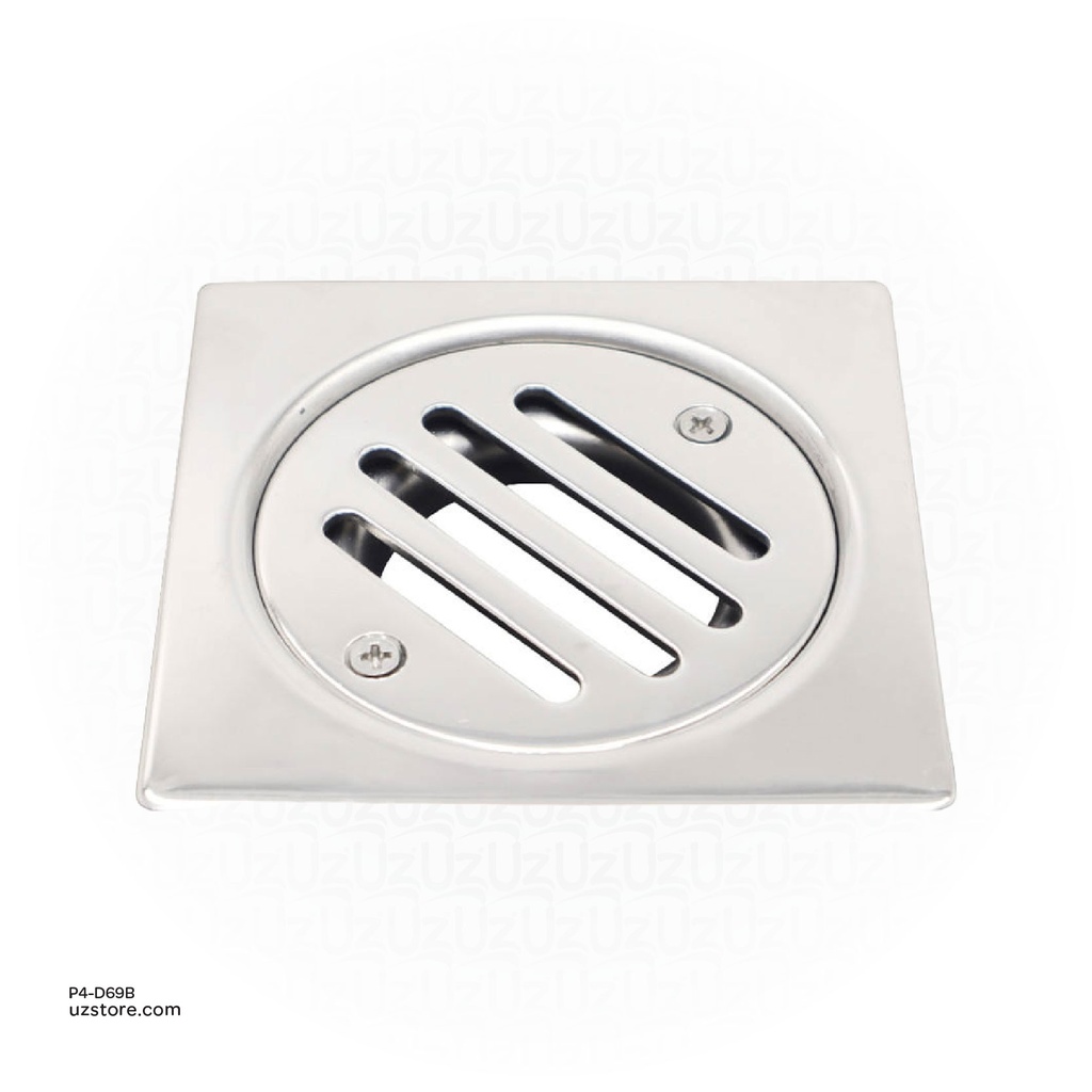 Drainex Stainless Steel 304 Floor Drain 10x10 CM 1.5'' Out