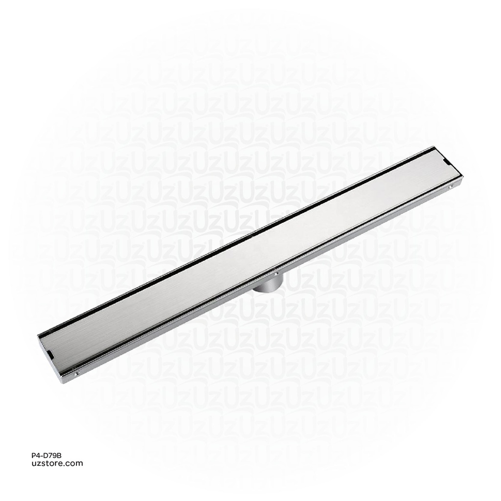 Drainex Stainless Steel 304 Linear Floor Drain 60cm lenght 10cm width 2" outlet Tile Model PA-S34-RSD-60x10-2C