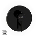 KLUDI RAK Prime  Concealed single lever Bath & Shower mixer, trim set  Black RAK12075.BK