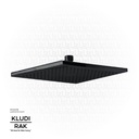 KLUDI RAK Rectangular Overhead Shower DN15 1/2" female thread (260*200) RAK22056.BK2 Black