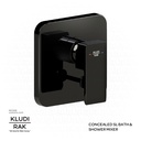 KLUDI RAK Concealed SL Bath & Shower Mixer RAK14175 BK.2 Black