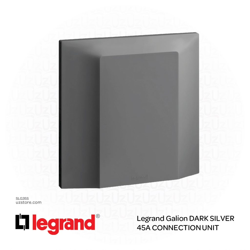 [SLG35S] مفتاح مخرج كهربائي ليجراند جاليون فضي داكن  45A CONNECTION UNIT