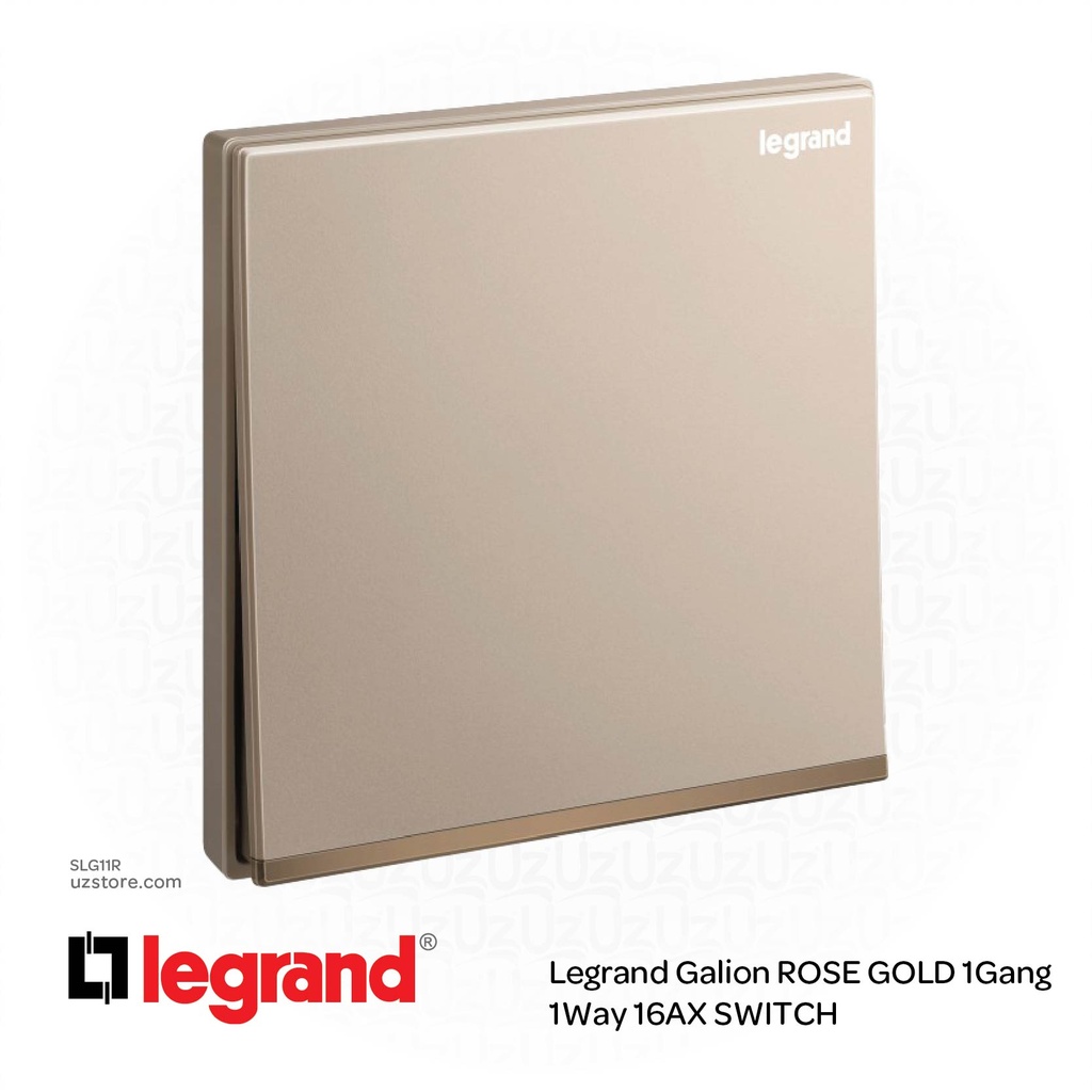 Legrand Galion ROSE GOLD 1Gang 1Way 16AX SWITCH