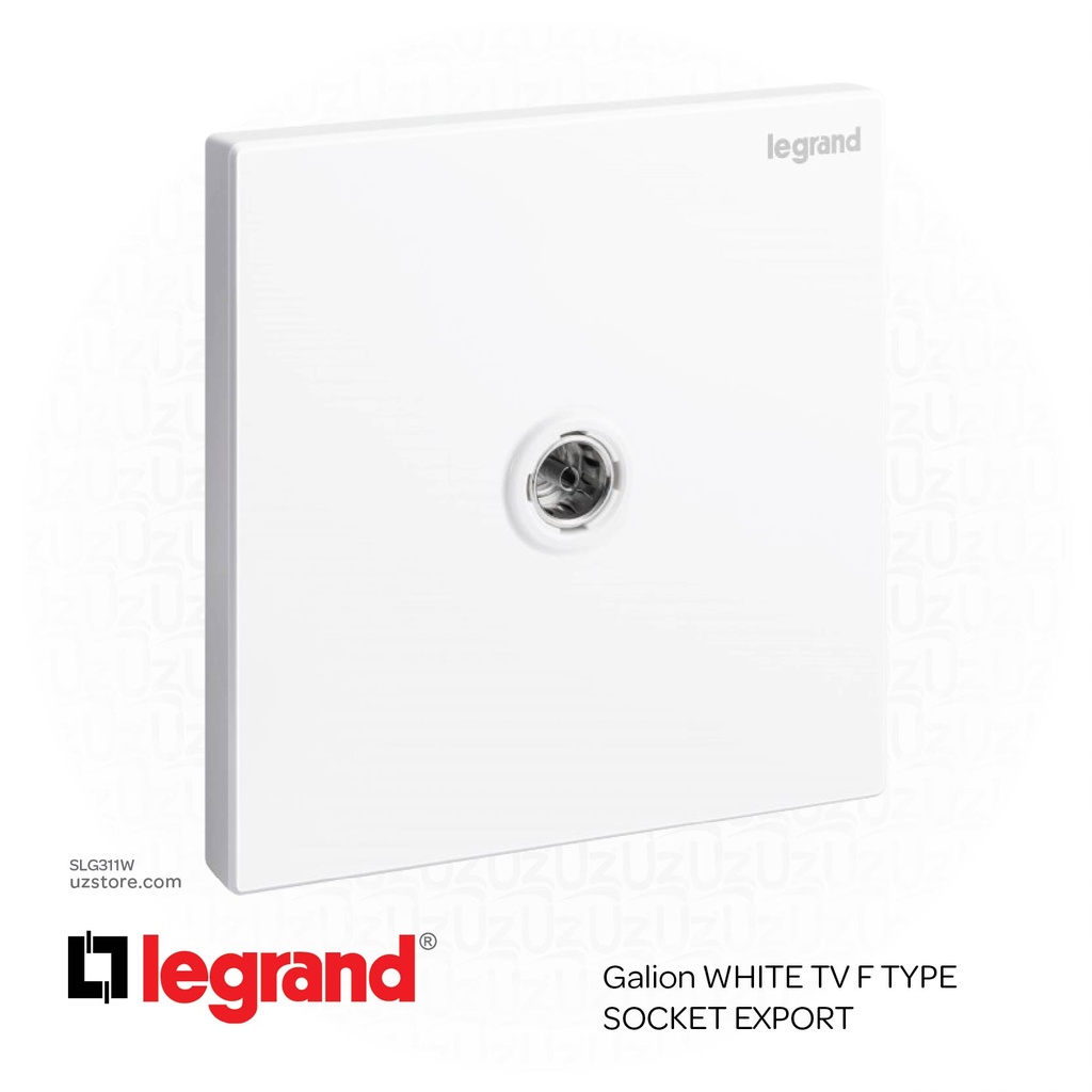 Legrand Galion WHITE TV F TYPE SOCKET EXPORT