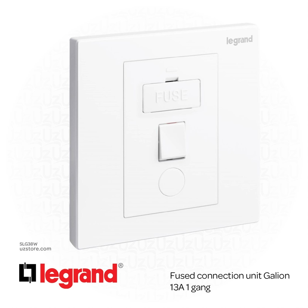 [SLG38W] Legrand Galion WHITE 13A SPUR UNIT