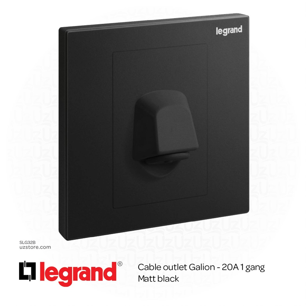 Legrand Galion MATT BLACK 20A CONNECTION UNIT