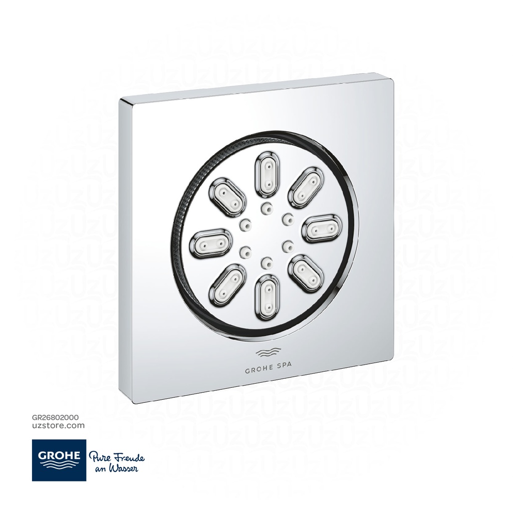 [GR26802000] GROHE Rainshower Aqua Body spray cube 2 spray
 , 26802000 , chrome