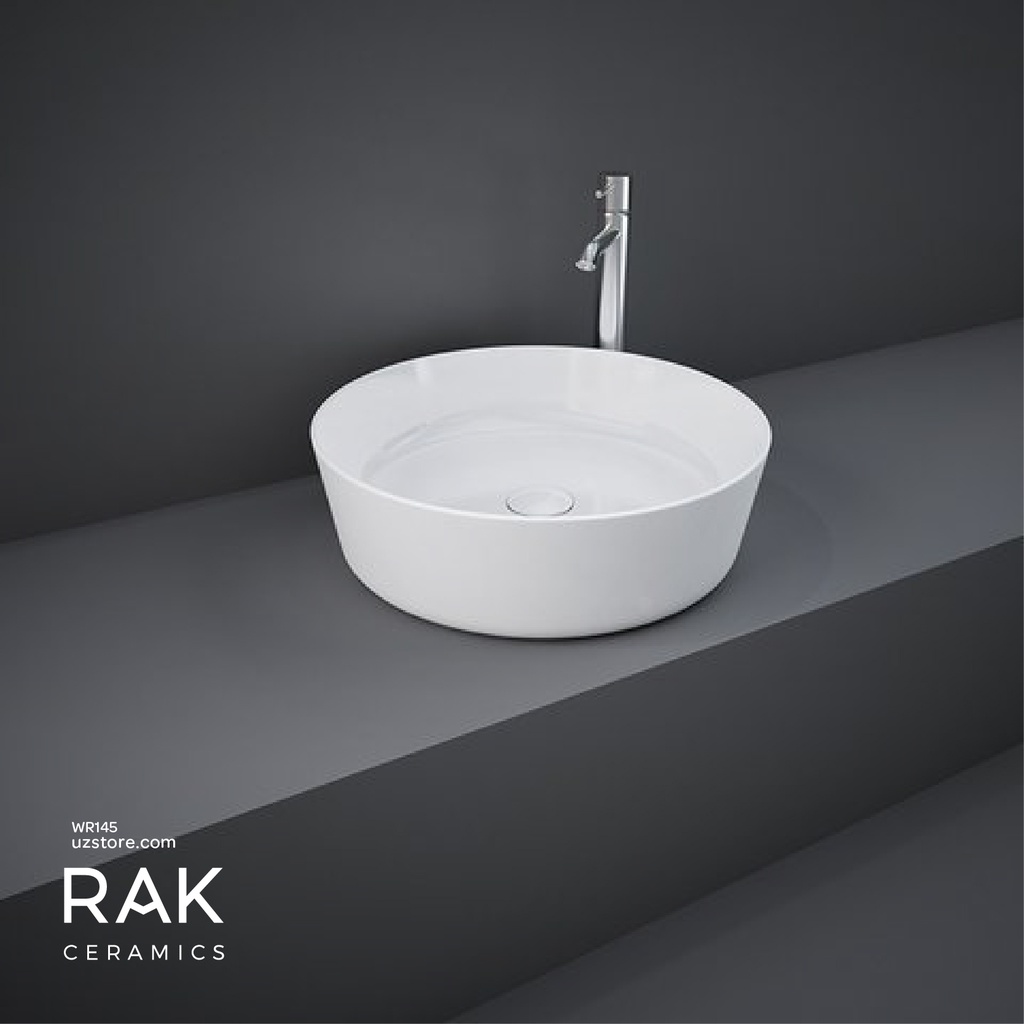 RAK Ceramic Feeling Counter Top Wash Basin Round - FEECT4200AWHA