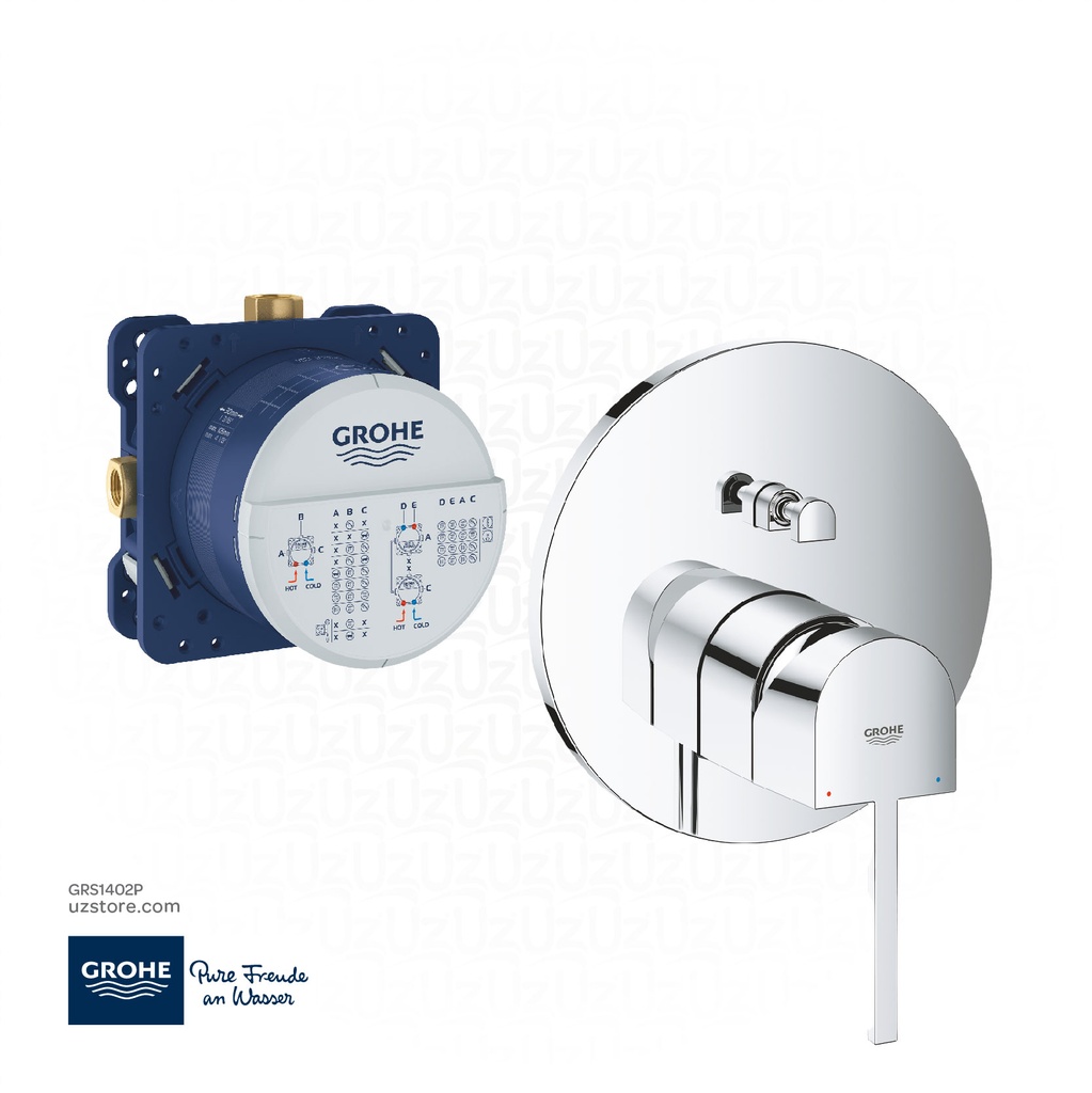 Grohe Plus Concealed Shower Mixer 2-Way