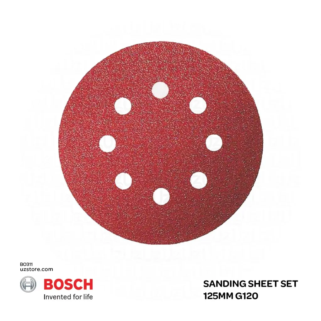 Bosch Sanding sheet set 125MM G120