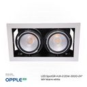أوبل مصباح إضاءة سبوت لايت ليد 20 واط 3000 كلفن لون ضوء أبيض دافئ
OPPLE LED SpotGR-HJII-2 -24°-WH