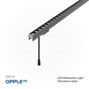 OPPLE LED Wallwasher Light -PII L500 12W-3000K-20+40D-GY-GP , Warm White 
