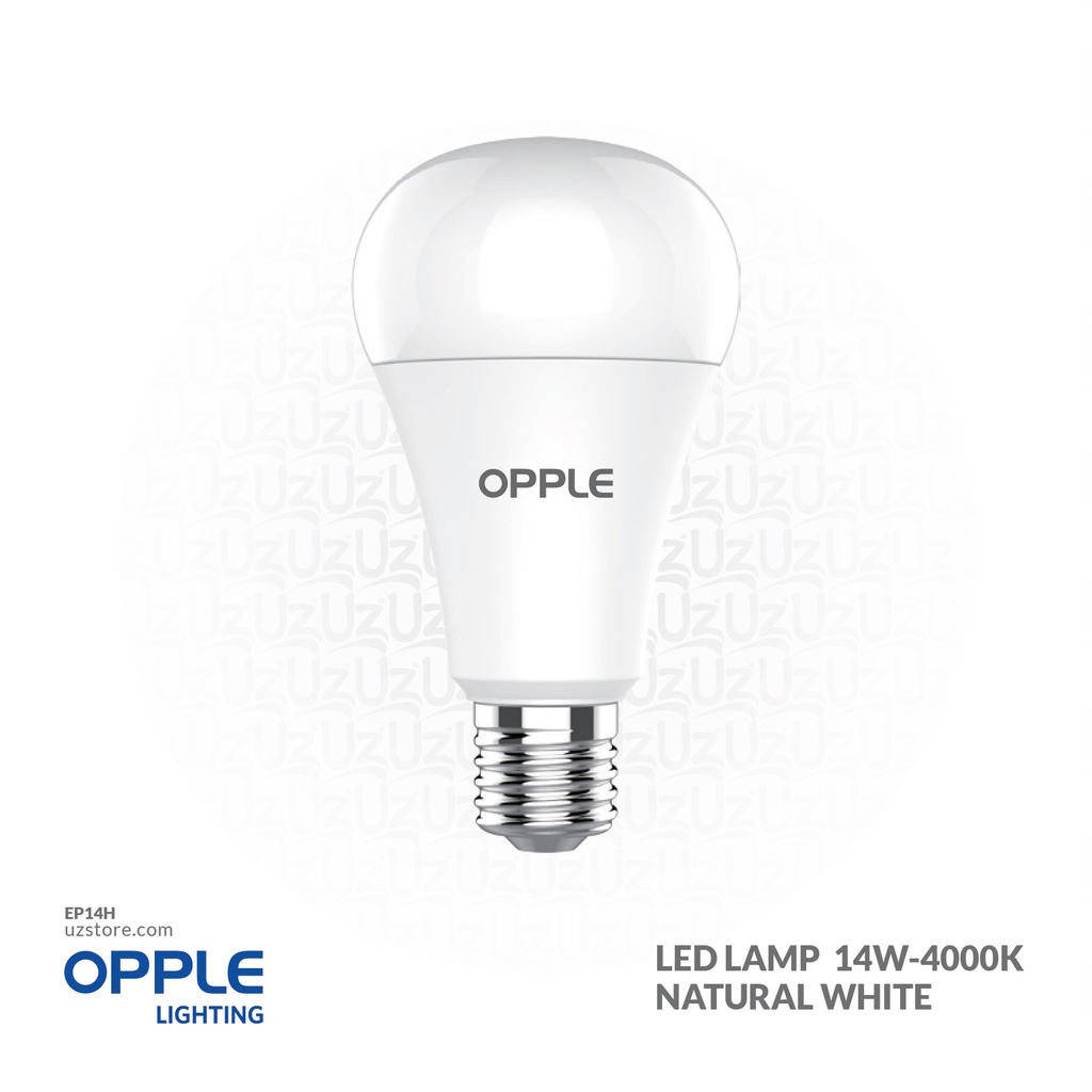 [EP14H] OPPLE LED Lamp E1-A70-E27-14W-4000K-CT-V7 , Natural White 500008026910