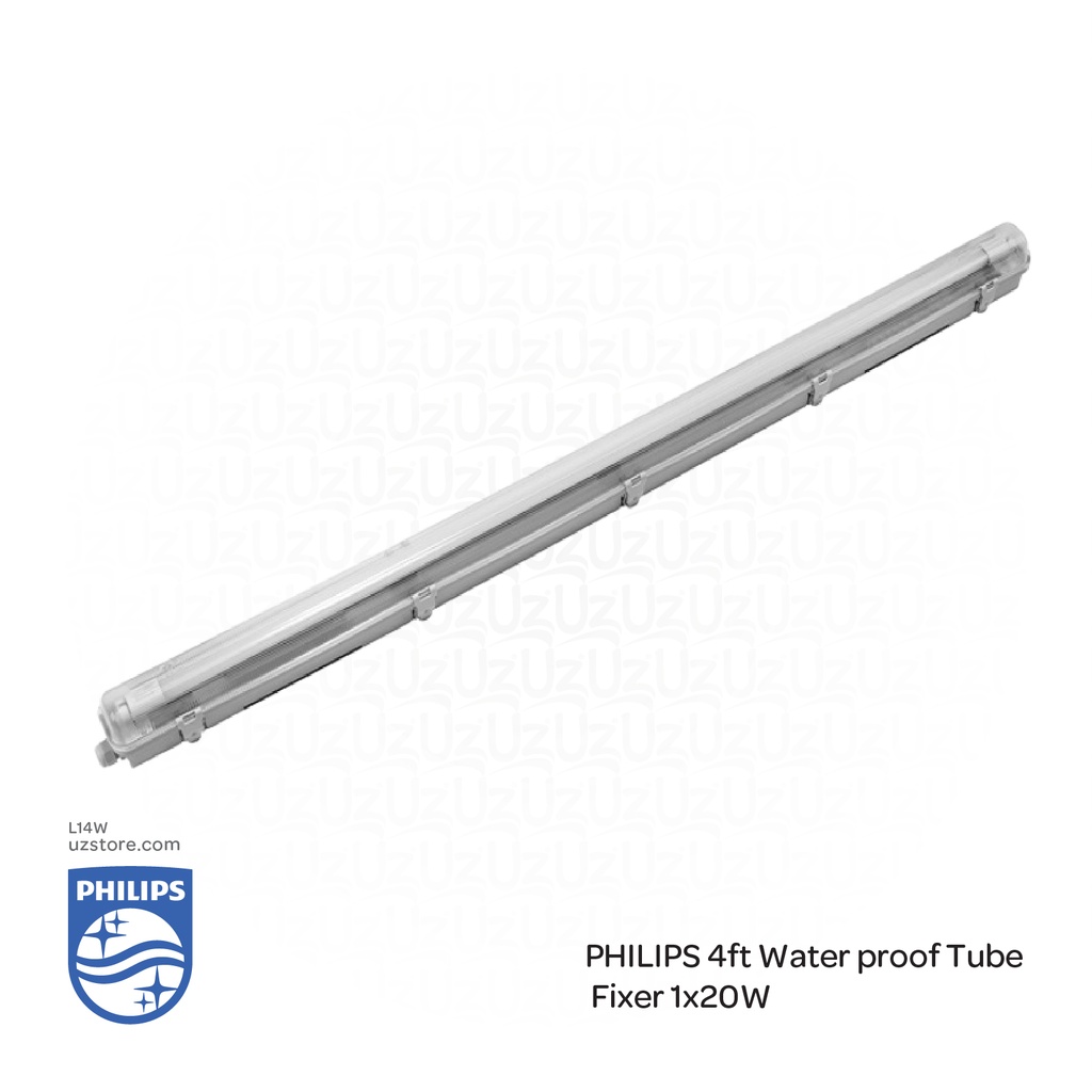 PHILIPS 4Ft Water Proof Tube Bulb Fixer 1x20W WT069C DE L1200 911401874985
