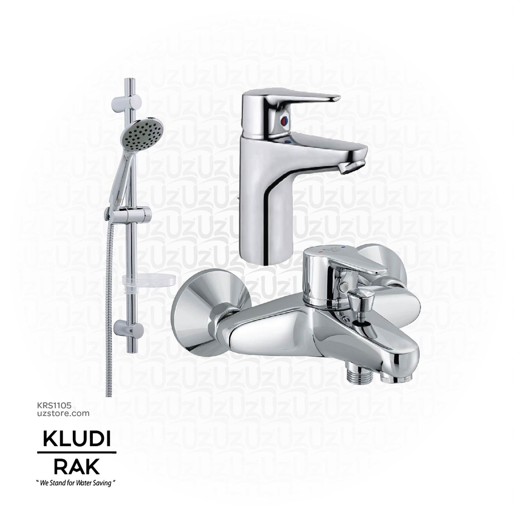 KLUDI RAK Bundle 
( Basin Mixer + Shower Mixer + Shower Kit) 105