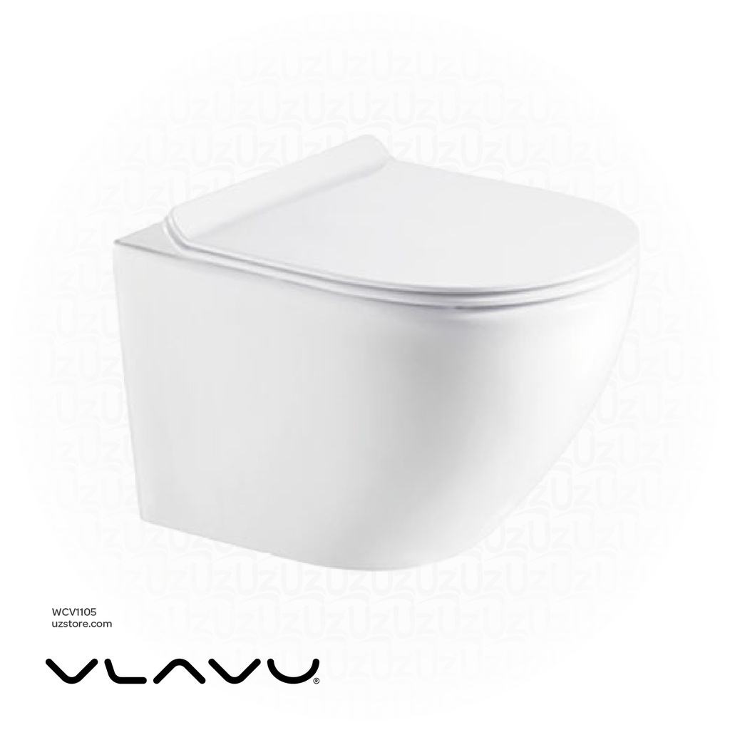 [WCV1105] فلافو مرحاض معلق P-trap 180mm , UF seat cover  490*360*355mm CB.16.0021