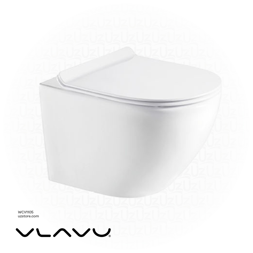 Vlavu wall-hung toilet ( WC ) P-trap 180mm , UF seat cover  490*360*355mm CB.16.0021