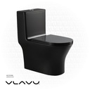 Vlavu WC one piece ( Toilet ) Black S-trap 250mm , UF seat cover S-trap 250mm , UF seat cover 670*350*760mm CB. 12.0105