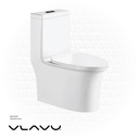  فلافو مرحاض أنجلزي / فرنجي  S-trap 300mm , UF seat cover 680*390*775mm CB.12.0069