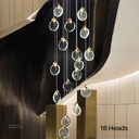 Chandelier 9425/33 GD crystal Q80 H700 165W