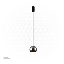 Chandelier 9775/1BK LED 3000K 2.4M D10CM 8W