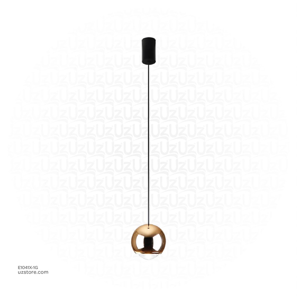 ثريا ذهبية   9775/1 LED 3000K 2.4M D10CM 8W