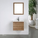 Polymarble WashBasin With Polywood Cabinet and Mirror  KZA-2120060 600*480*500