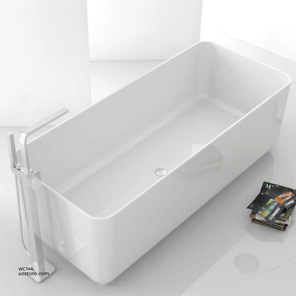 PolyMarble BathTub with Pop-up KZA-1580 1700*720*550