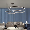 مصباح تعليق LED دائري 100W YC611 أسود 