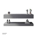 Sintered stone UP counter without basin 120C Armani gray  120x50x13cm,  Up