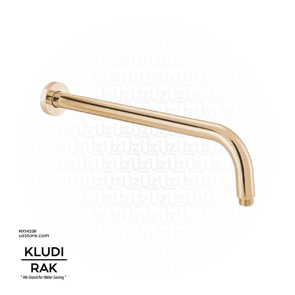 KLUDI RAK Shower Arm 400 mm RAK12013RG1 Rose Gold